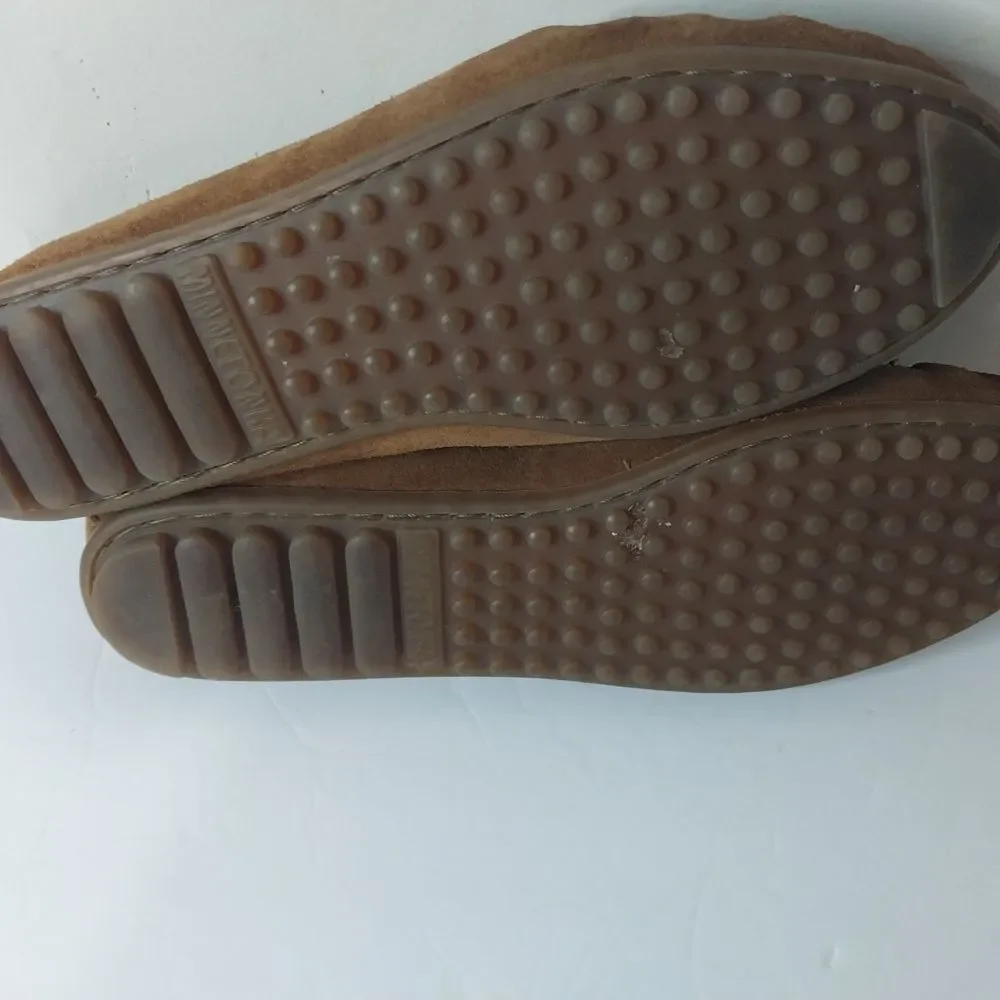 MINNETONKA Size 9 Women's Brown Moccasins 472K Super Confort